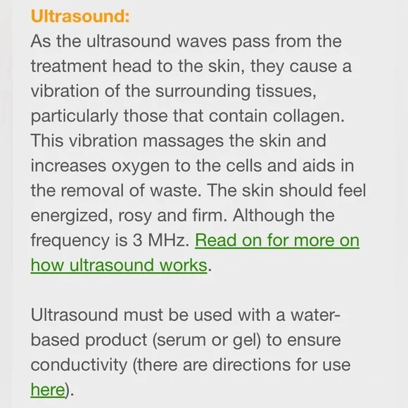 Ultra Renew Plus - LED Ultrasound and Ionic Face Tool - Picture 4 of 6